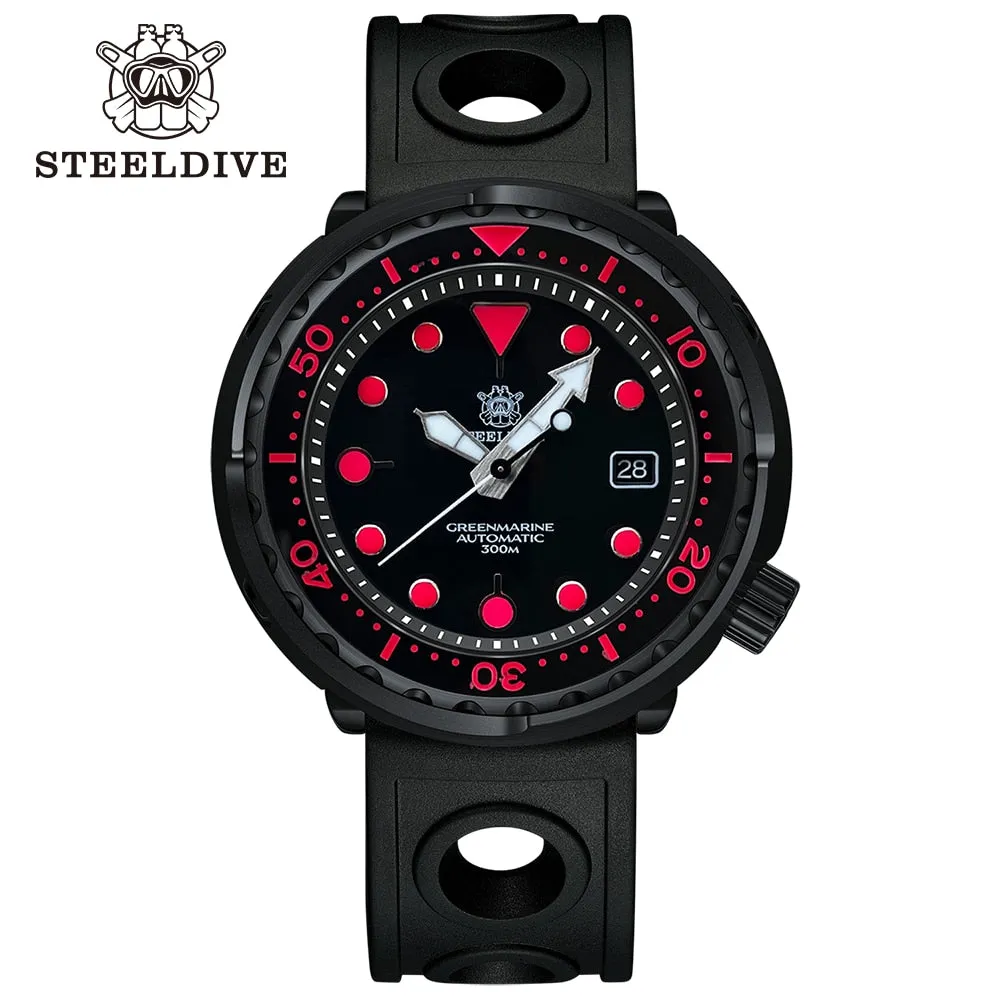 STEELDIVE SD1975XT Colorful Tuna Mechanical Watch
