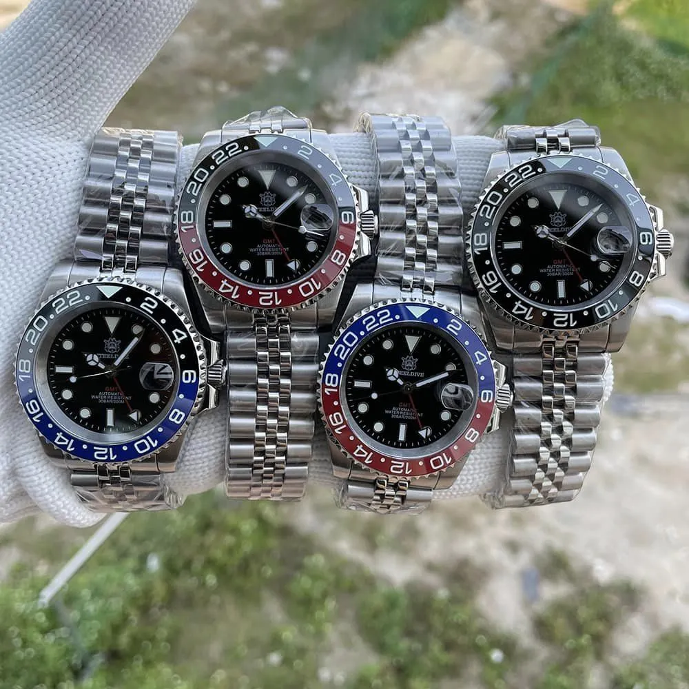 Steeldive SD1993 NH34 GMT Automatic Watch V2