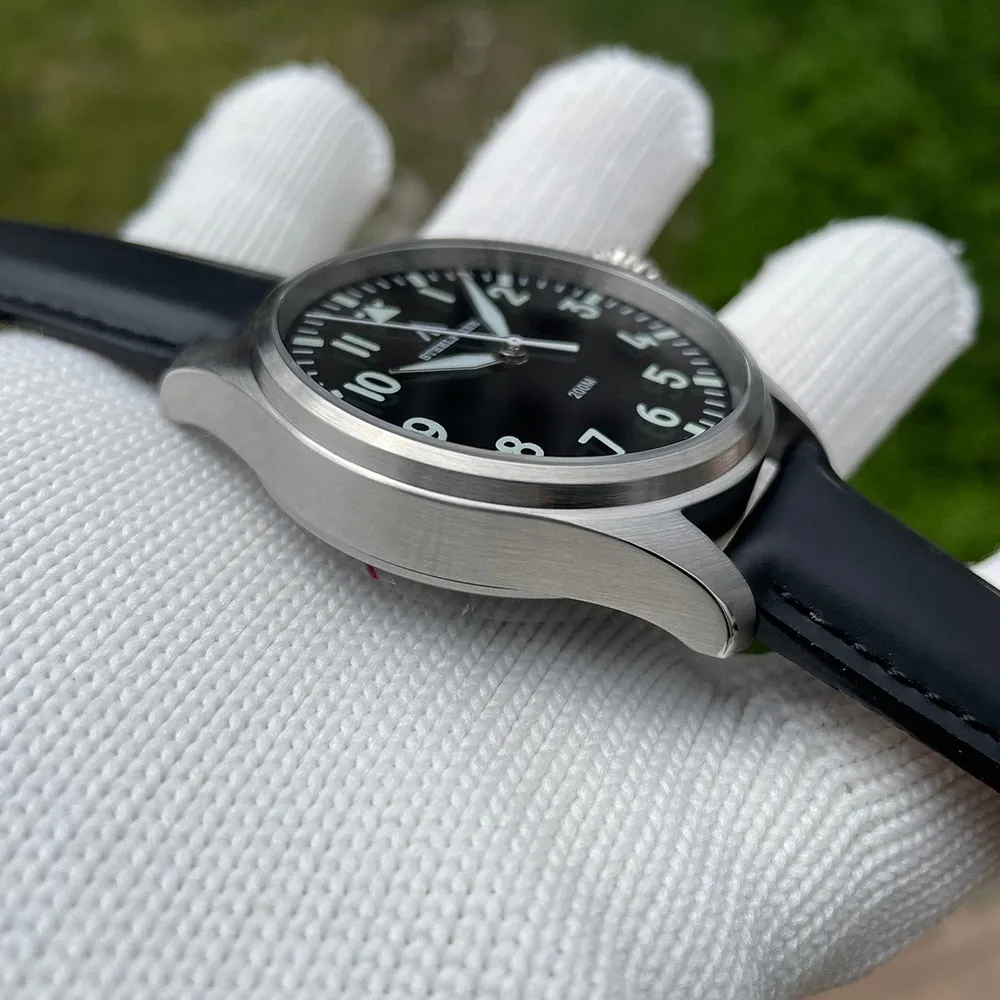 Steeldive SF743 43mm Big Pilot Quartz Watch
