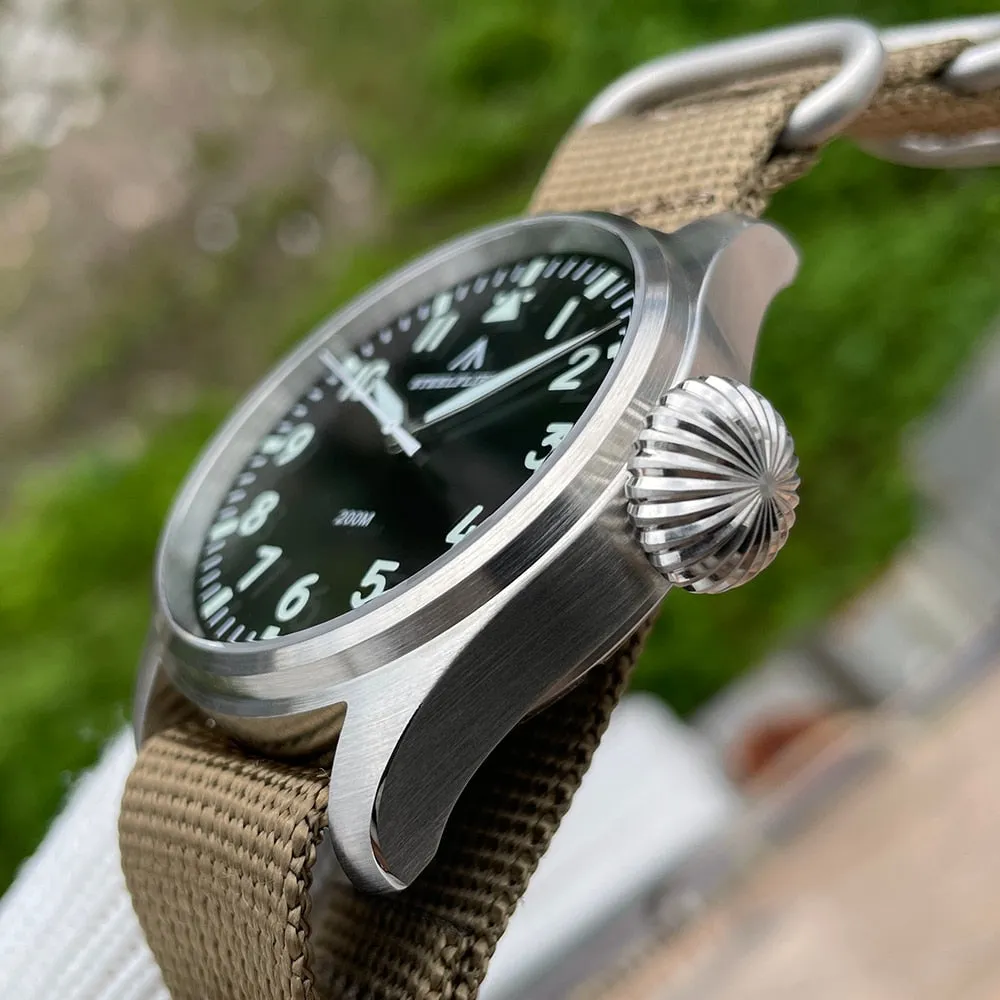 Steeldive SF743 43mm Big Pilot Quartz Watch