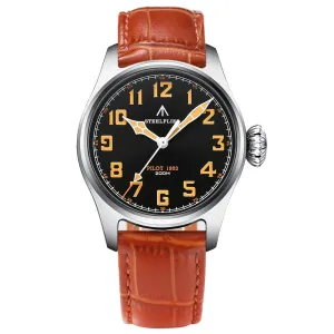 Steelflier 39mm VH31 Pilot Watch SF740V Onion Crown