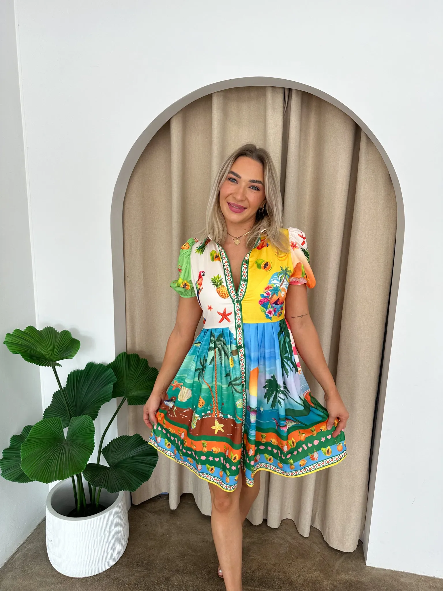 Stella Dress- Multi