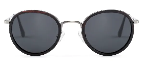 Steve / Metal x Wood Sunglasses / Polarized Lenses