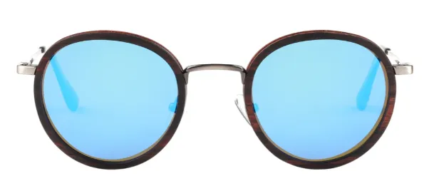Steve / Metal x Wood Sunglasses / Polarized Lenses