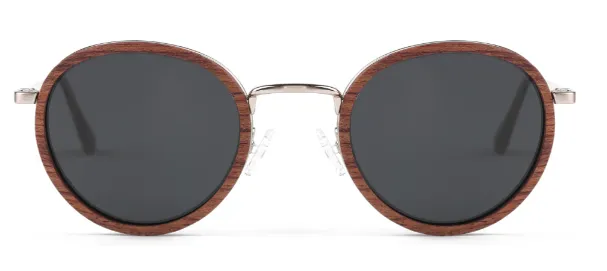 Steve / Metal x Wood Sunglasses / Polarized Lenses