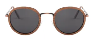 Steve / Metal x Wood Sunglasses / Polarized Lenses