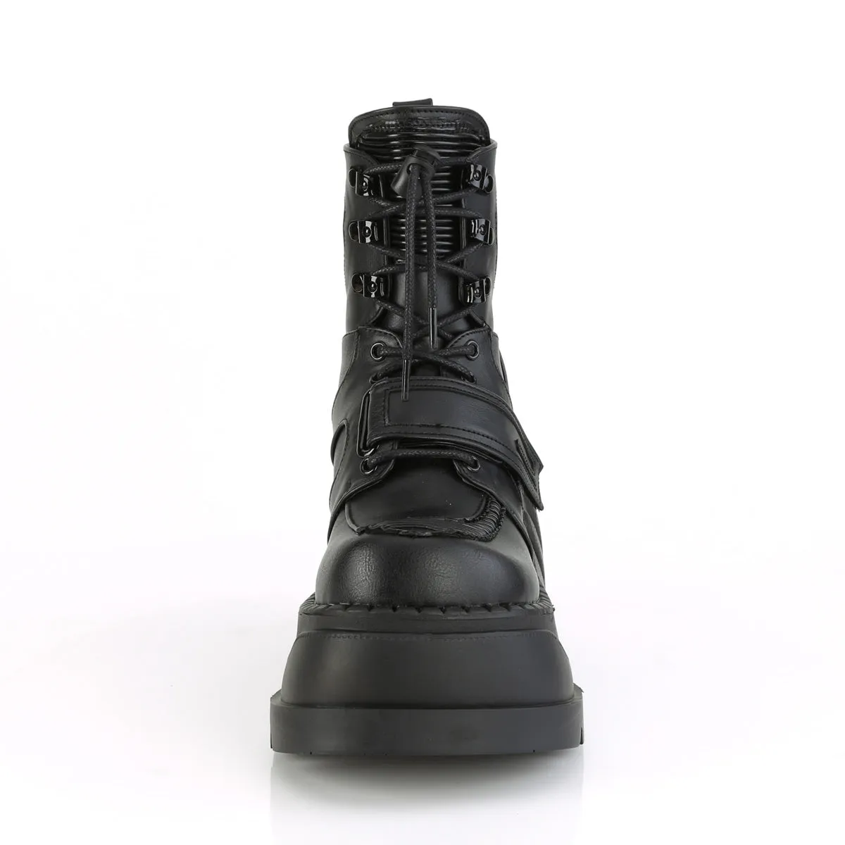 STOMP-13  Black Vegan Leather