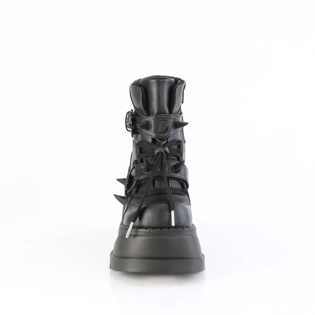 STOMP-60  Black Vegan Leather