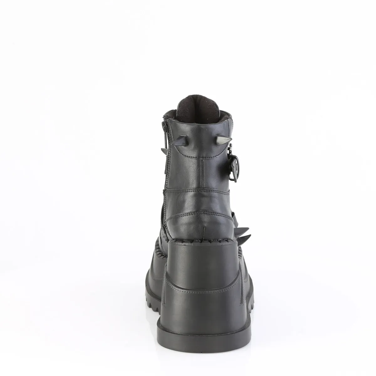 STOMP-60  Black Vegan Leather