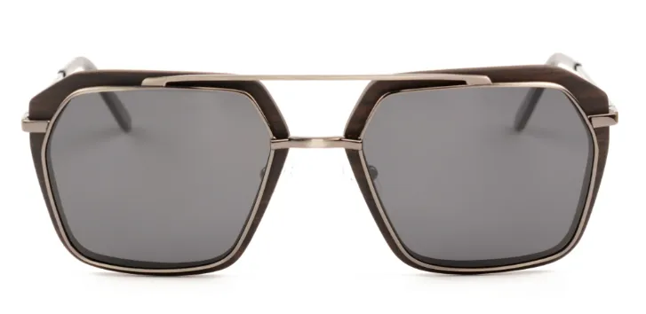 Storsky / Metal x Wood Sunglasses / Polarized Lenses