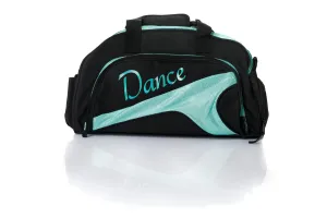 Studio 7 Mini Duffel Bag - Black   Turquoise Glitter