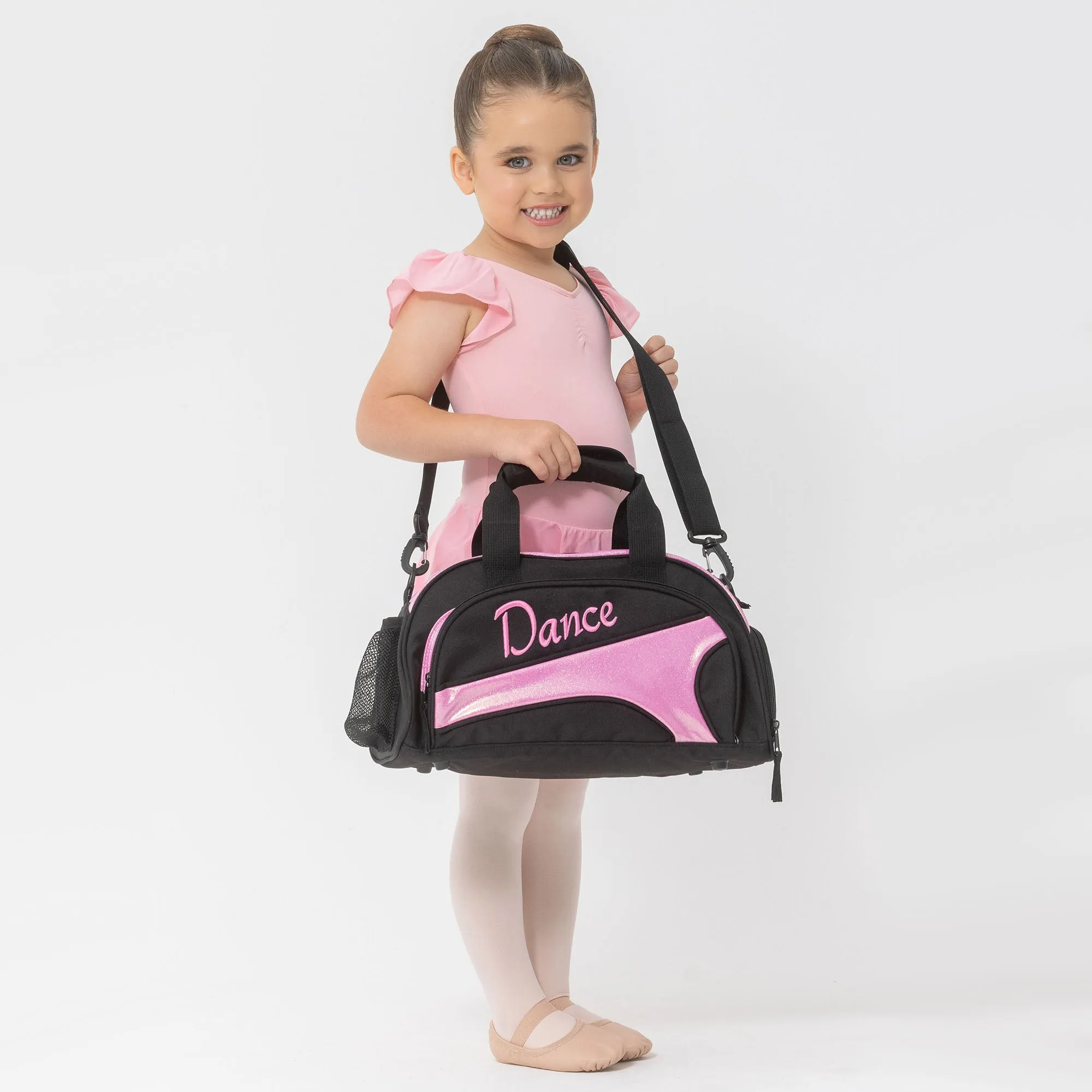Studio 7 NEW Eco-Friendly Mini Duffel Bag - Black   Candy Glitter