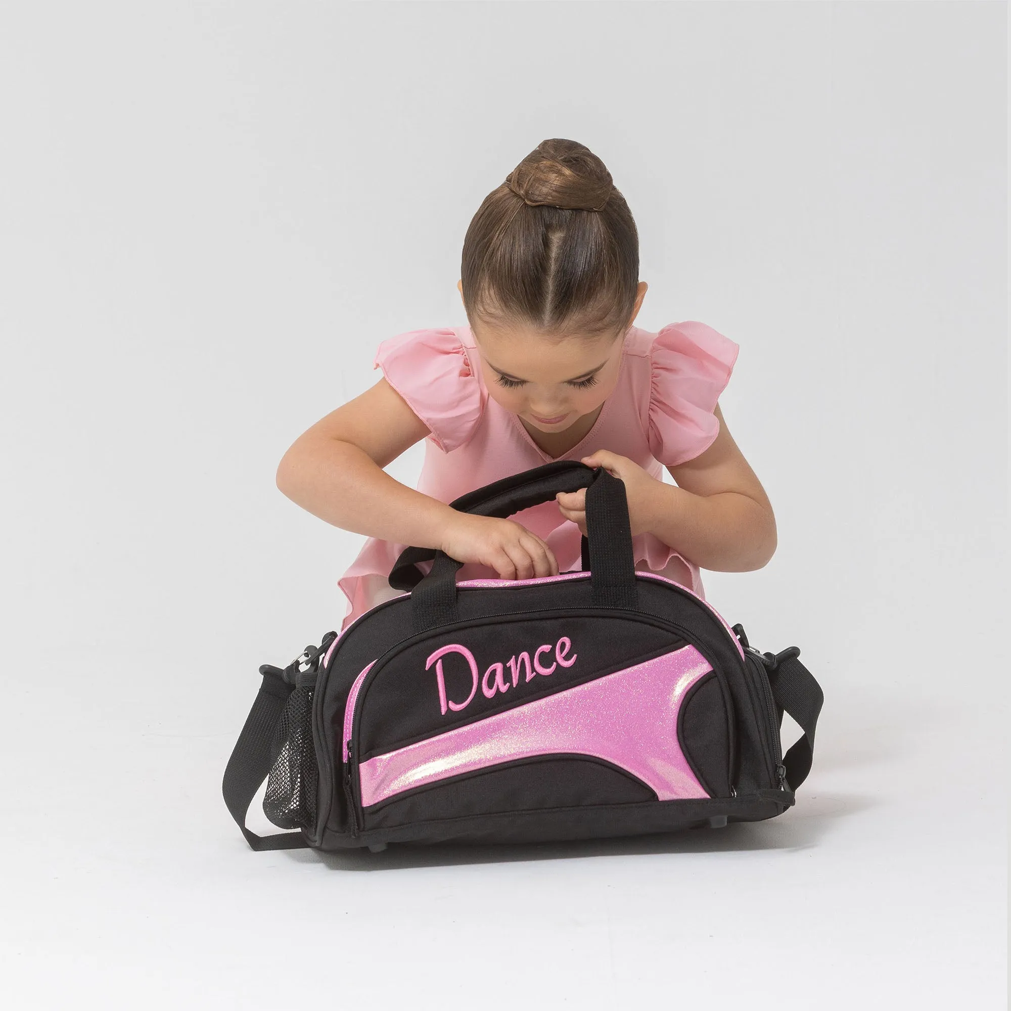 Studio 7 NEW Eco-Friendly Mini Duffel Bag - Black   Candy Glitter