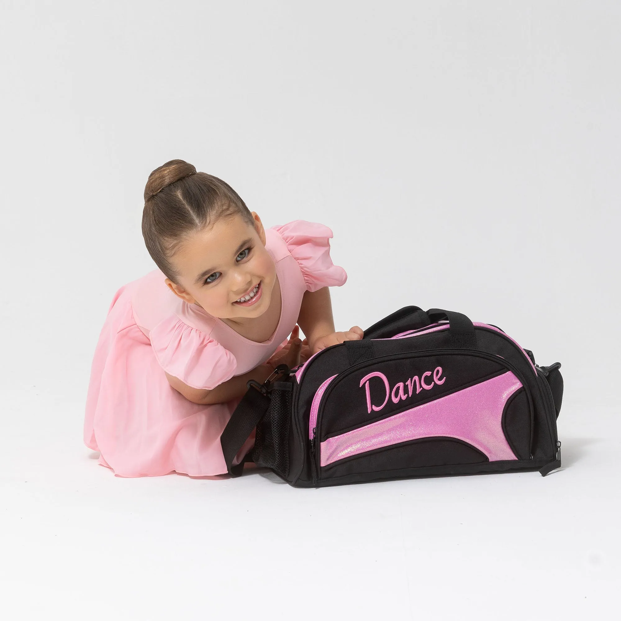 Studio 7 NEW Eco-Friendly Mini Duffel Bag - Black   Candy Glitter