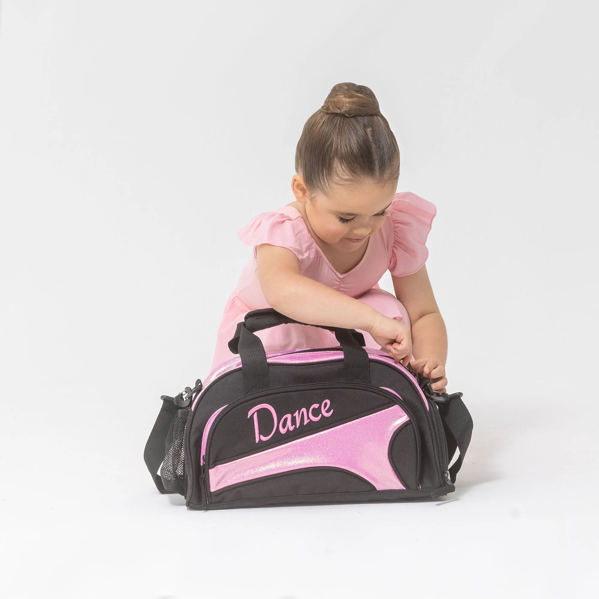 Studio 7 NEW Eco-Friendly Mini Duffel Bag - Black   Candy Glitter
