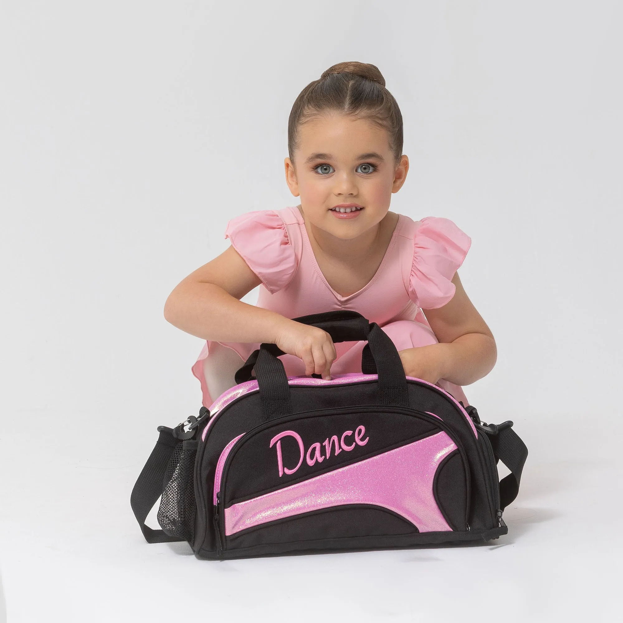 Studio 7 NEW Eco-Friendly Mini Duffel Bag - Black   Candy Glitter