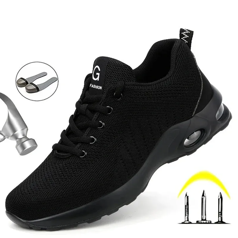 Summer Air Cushion Work Safety Shoes For Men Women