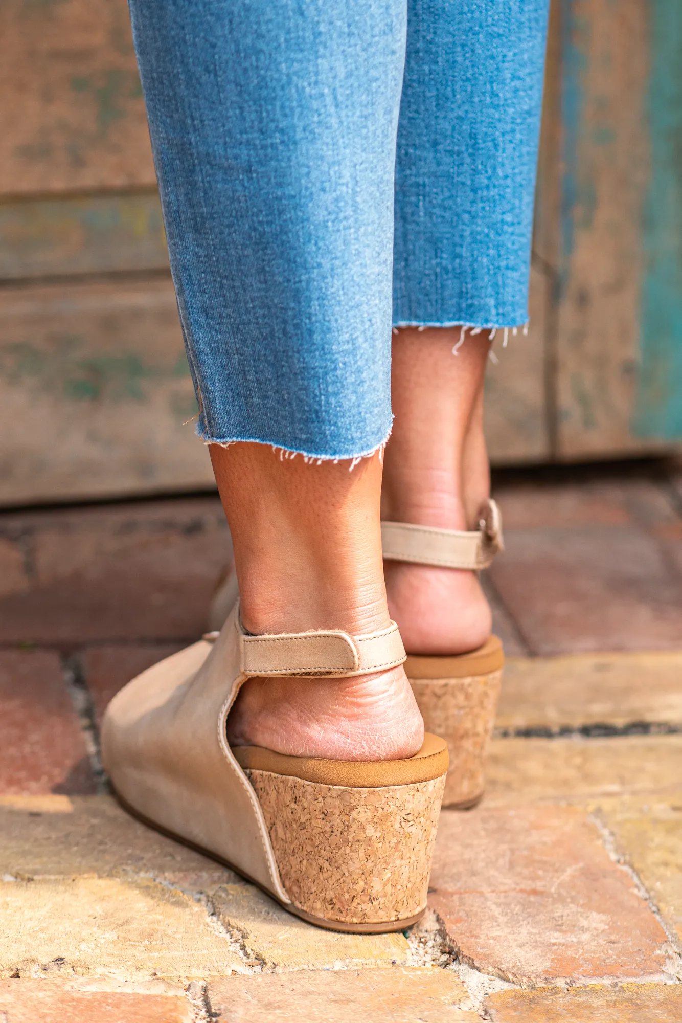 Sylmar Wedge Sandals Nude