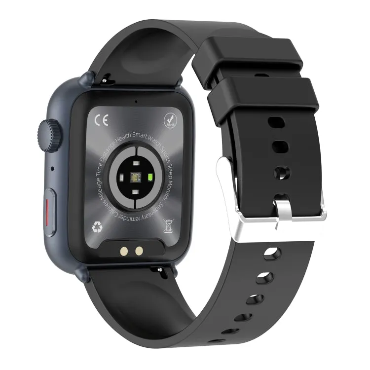 T92 1.81 inch IPS Square Screen Smart Watch, Heart Rate / Blood Oxygen / Blood Pressure(Black)