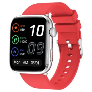 T92 1.81 inch IPS Square Screen Smart Watch, Heart Rate / Blood Oxygen / Blood Pressure(Red)
