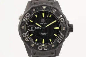 Tag Heuer Aquaracer WAJ2180 Titanium Black PVD 43mm Men's Watch
