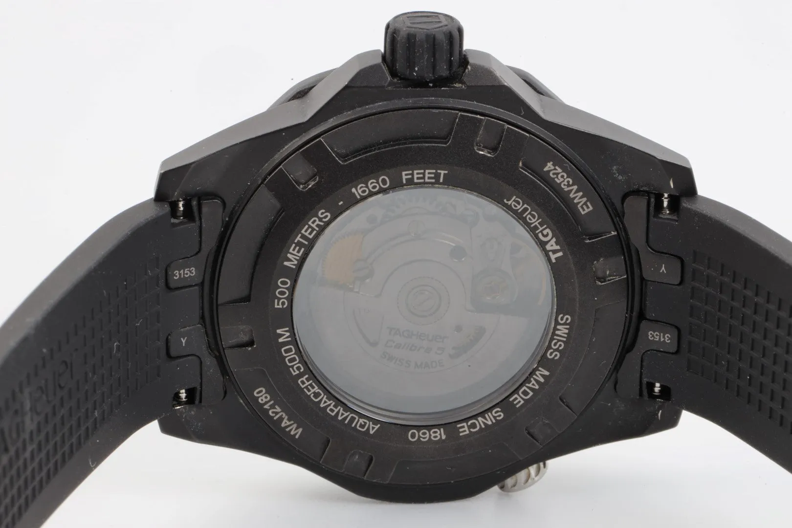 Tag Heuer Aquaracer WAJ2180 Titanium Black PVD 43mm Men's Watch