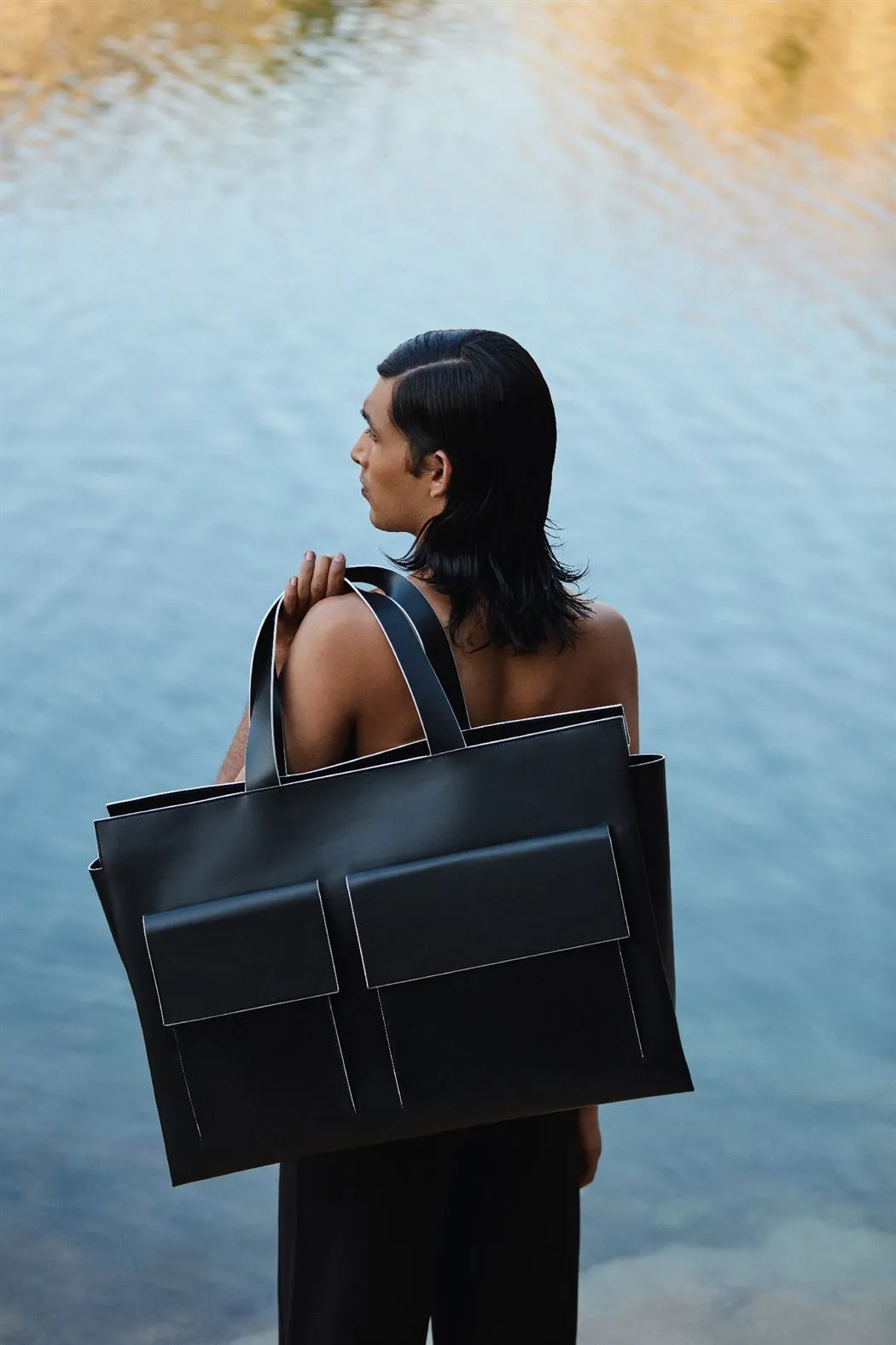 Tanned   I   Weekender    Tote  Black  TO/WE/BLK  I Leather Bag