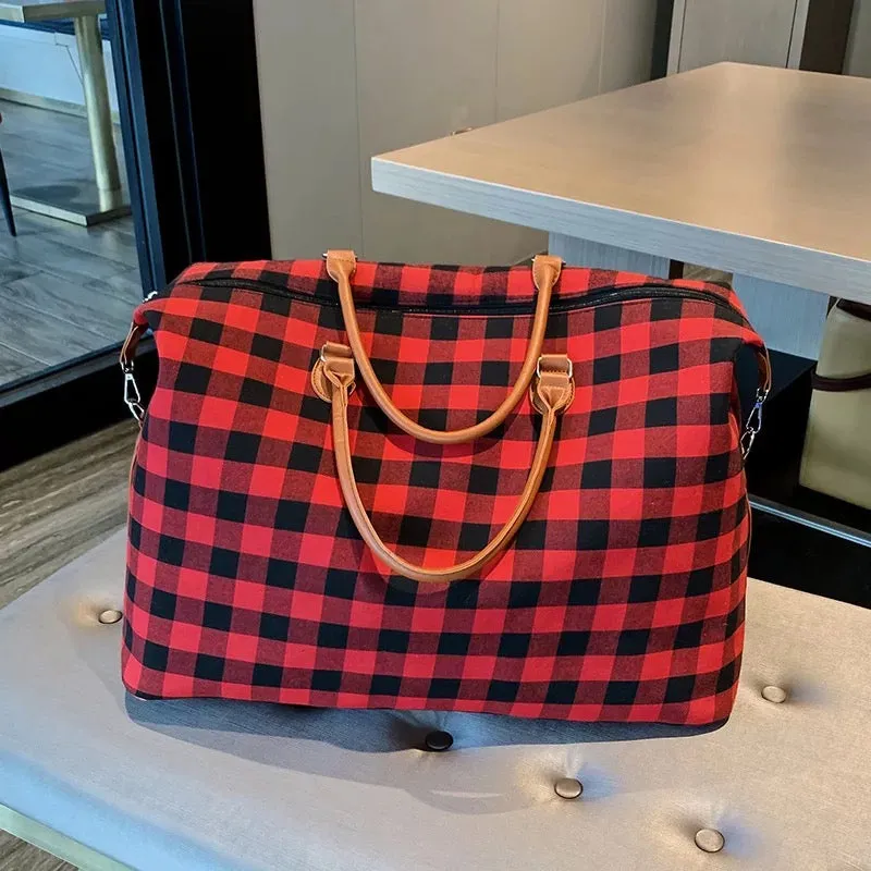 Tartan Plaid Weekender Duffle