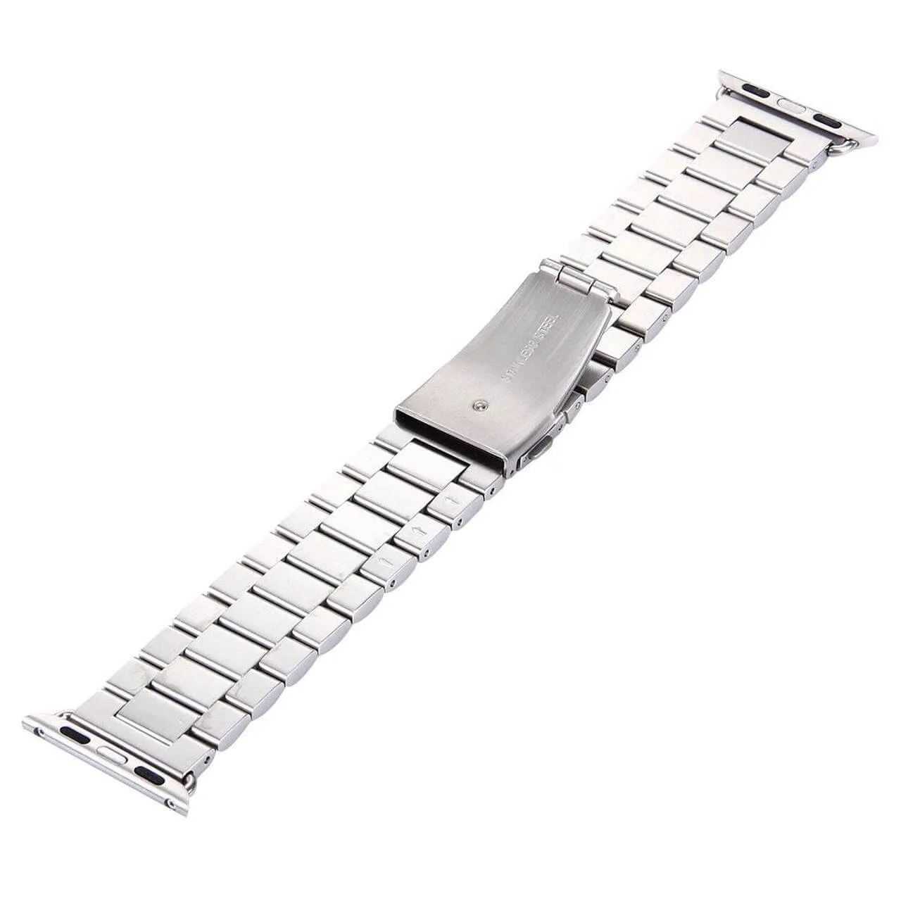 Tensile Stainless Steel Apple Watch Band (Silver)