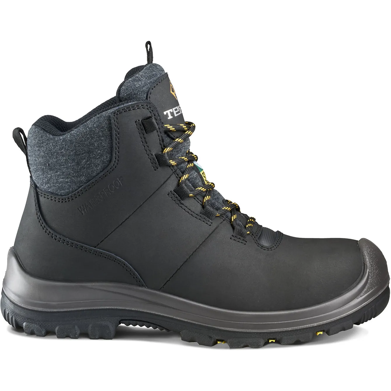 Terra Women's Findlay 6" Comp Toe Waterproof Comp Toe Work Boot- Black- 839LBK