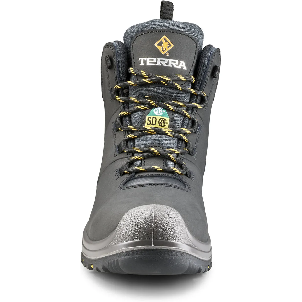 Terra Women's Findlay 6" Comp Toe Waterproof Comp Toe Work Boot- Black- 839LBK