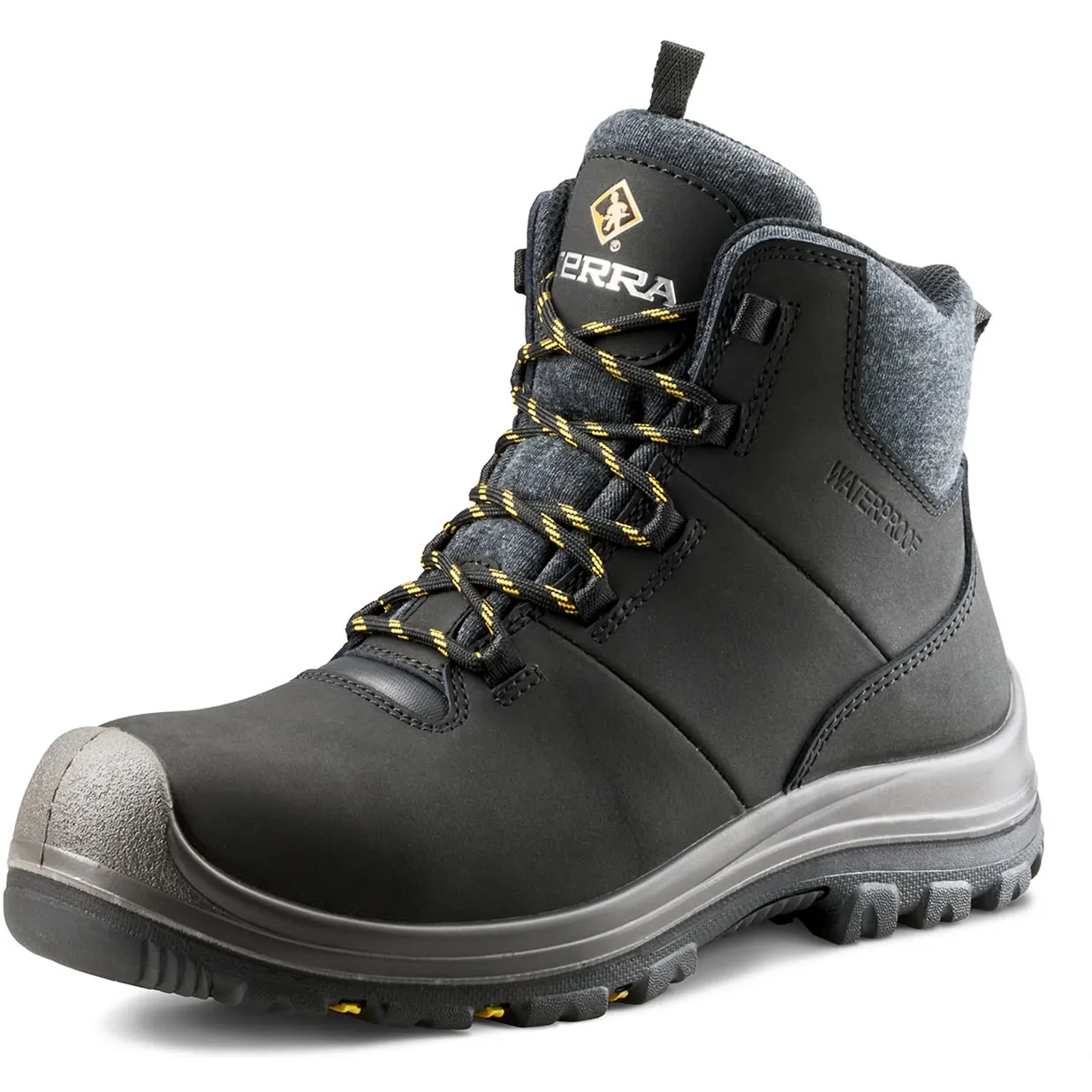 Terra Women's Findlay 6" Comp Toe Waterproof Comp Toe Work Boot- Black- 839LBK