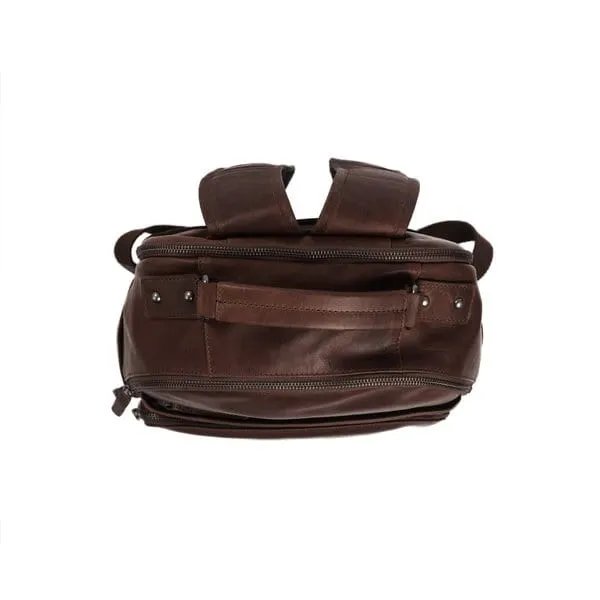 The Chesterfield Leather Backpack Brown Austin