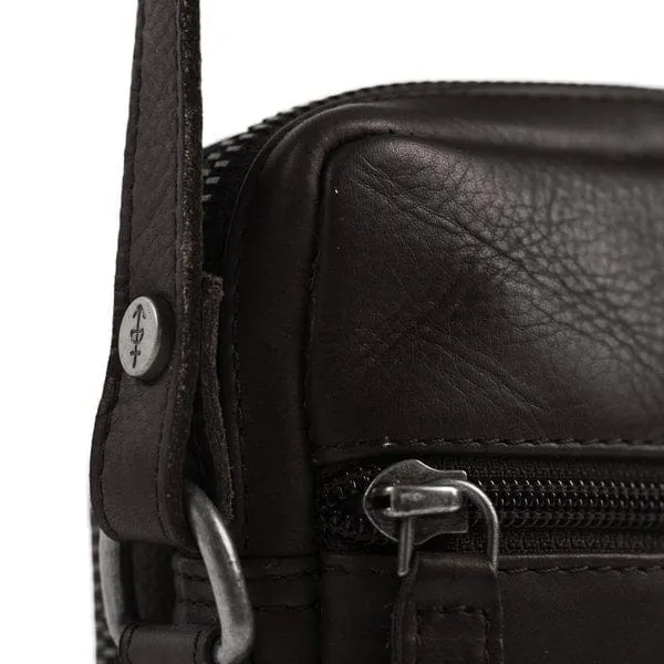 The Chesterfield Leather Phone Pouch Brown Hamilton
