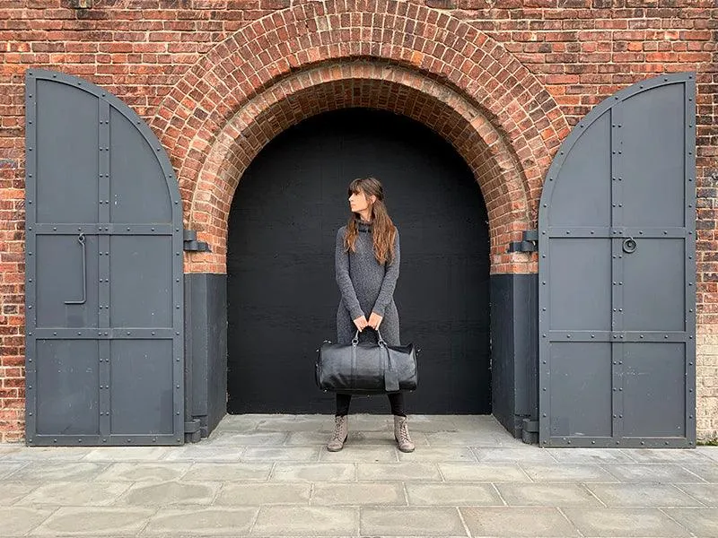 The Endre Weekender | Vintage Leather Duffle Bag -