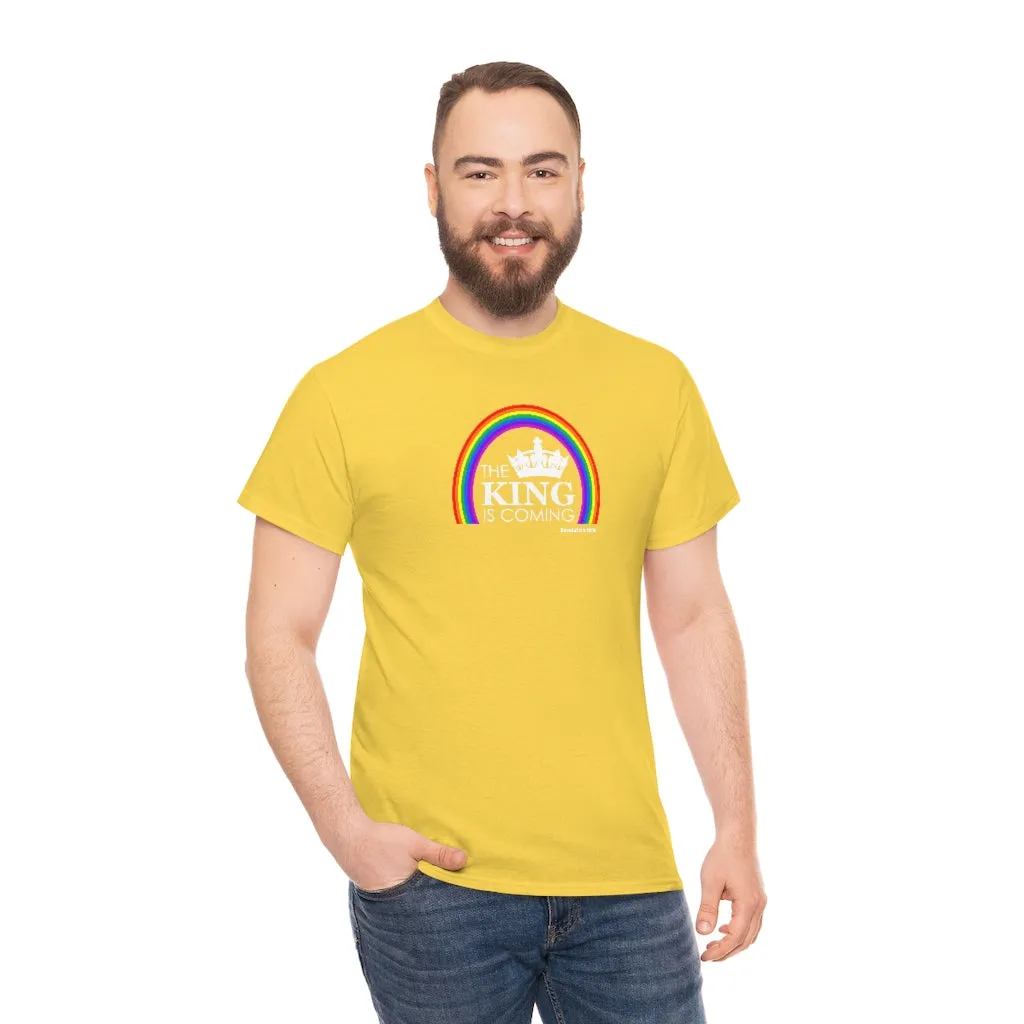 The King is Coming Women’s Unisex Heavy Cotton Tee