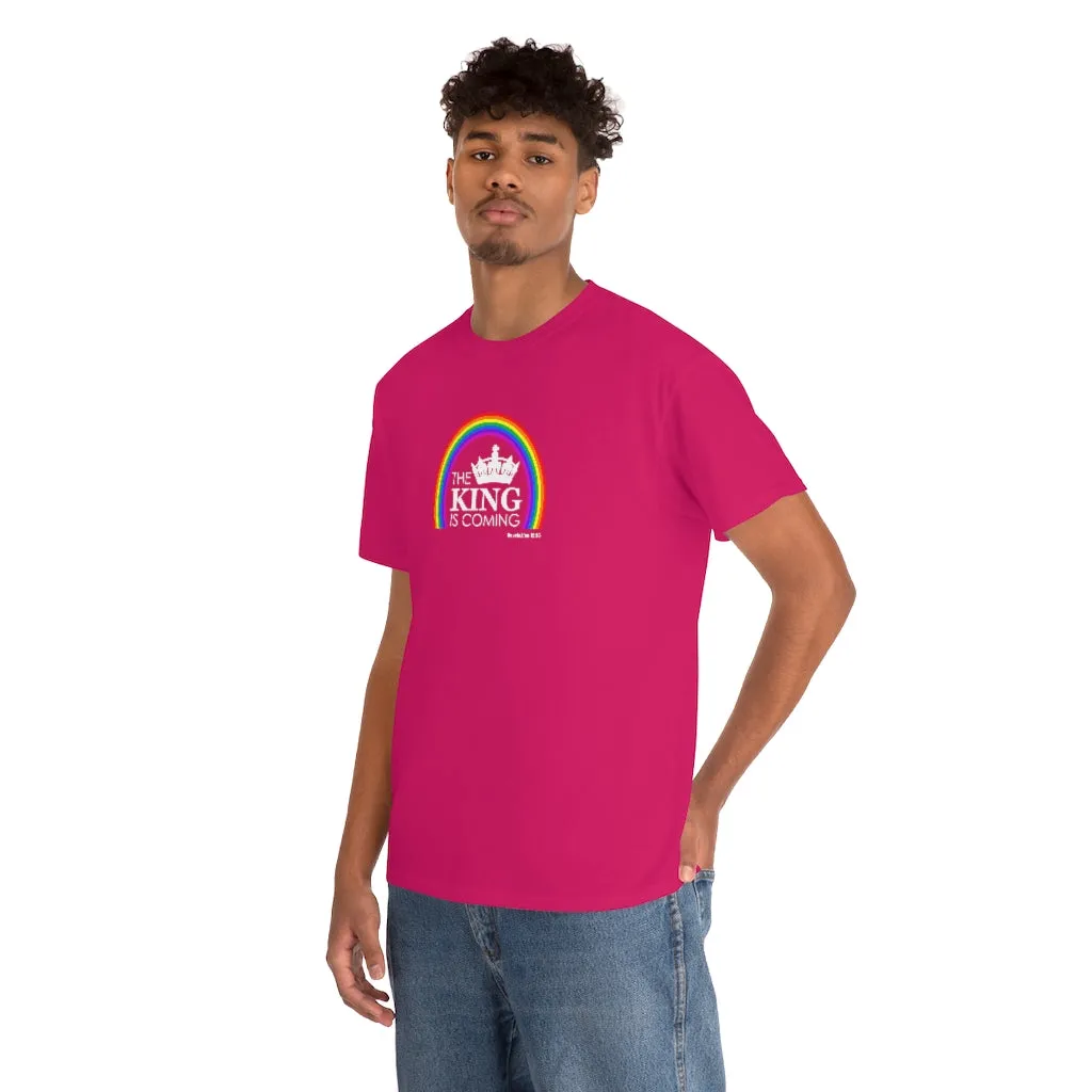 The King is Coming Women’s Unisex Heavy Cotton Tee