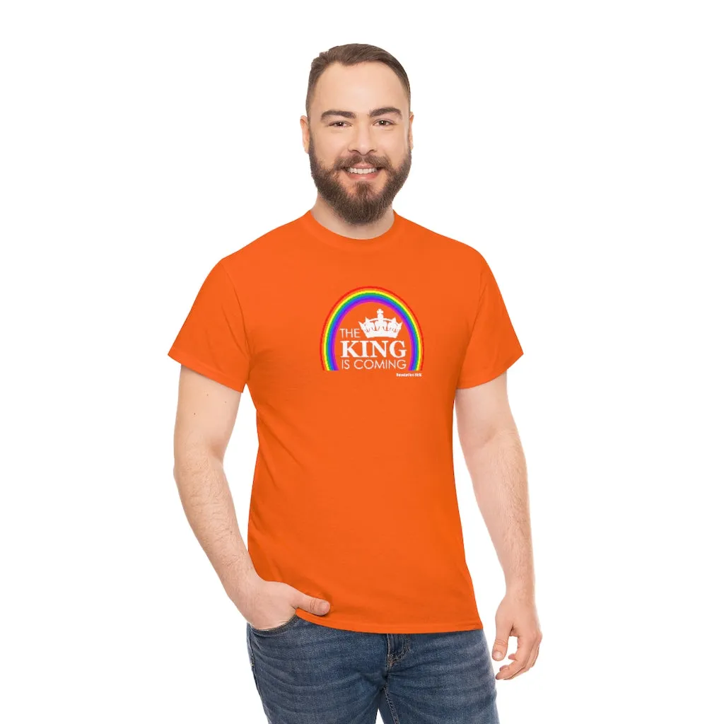 The King is Coming Women’s Unisex Heavy Cotton Tee