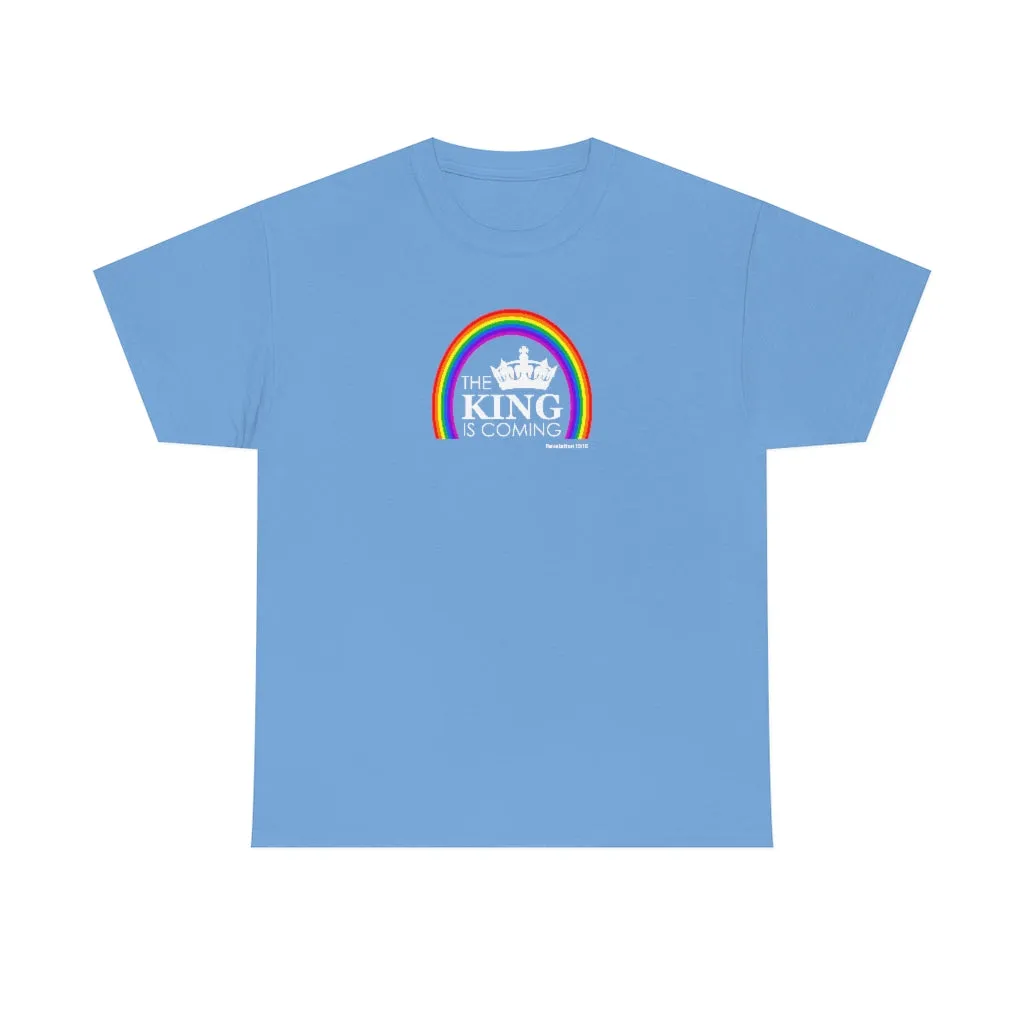 The King is Coming Women’s Unisex Heavy Cotton Tee