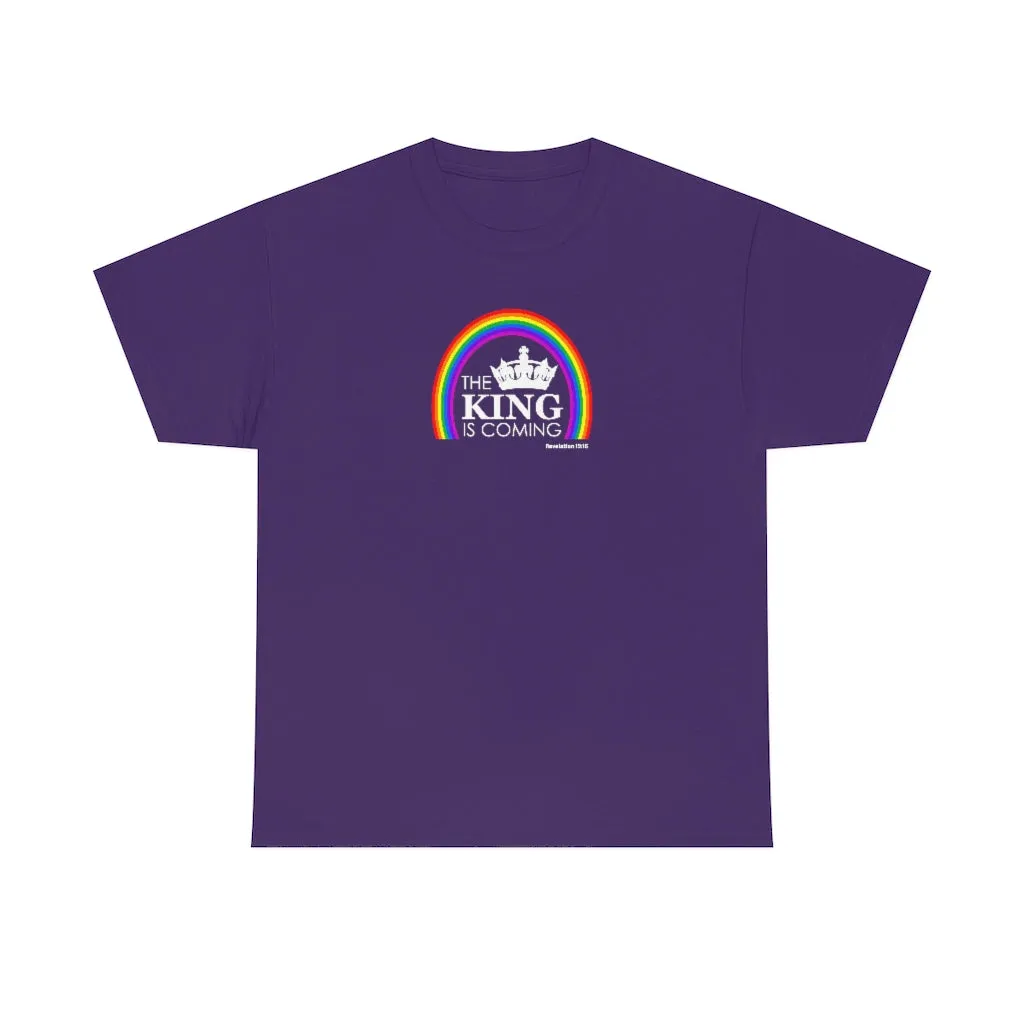 The King is Coming Women’s Unisex Heavy Cotton Tee