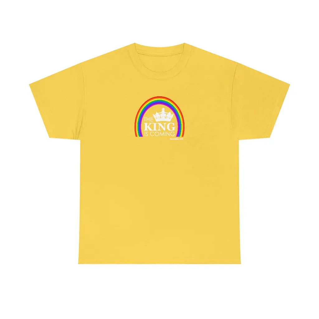 The King is Coming Women’s Unisex Heavy Cotton Tee