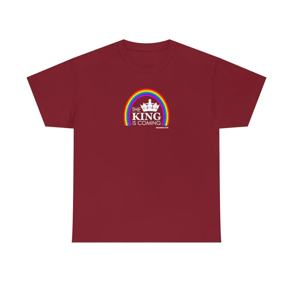 The King is Coming Women’s Unisex Heavy Cotton Tee