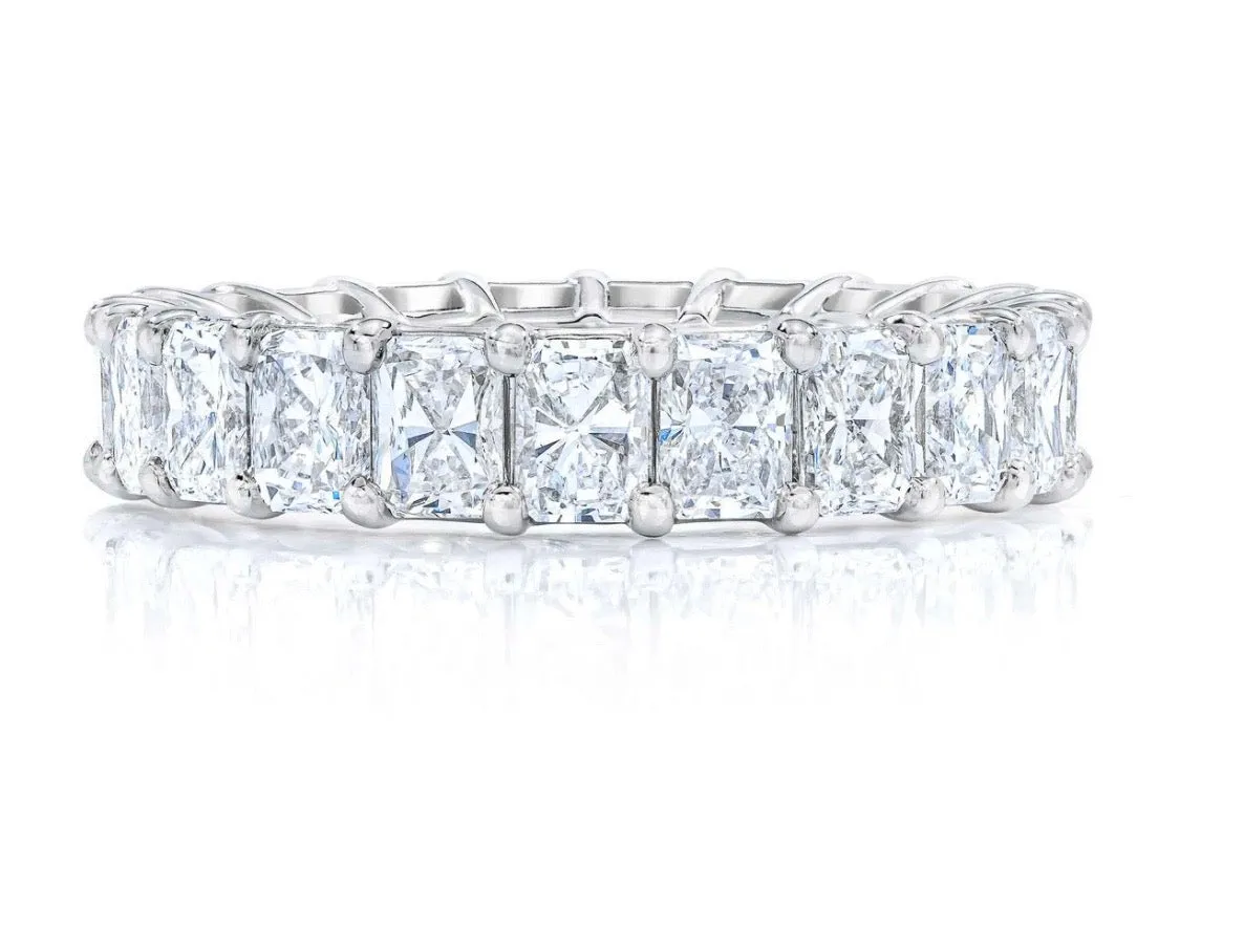 The Midi Radiant Cut Eternity Band