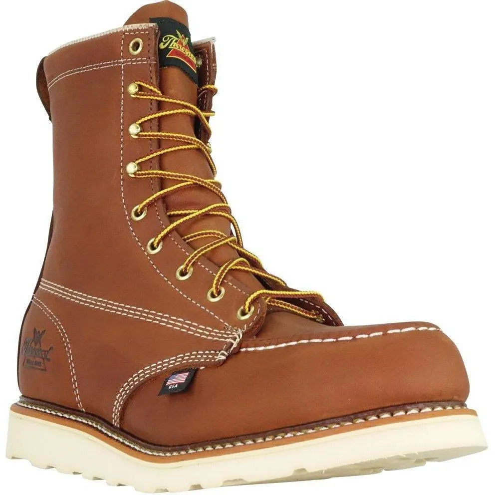 Thorogood Men's USA Made Amer. Heritage 8" Steel Toe Wedge Work Boot 804-4208