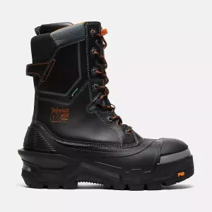 'Timberland Pro' Men's 10" Pac Max Insulated EH WP Comp Toe - Black / Orange