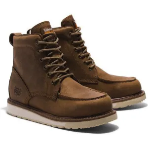 Timberland Pro Men's Wedge 6" Soft Toe Work Boot - Brown - TB1A5SXH214