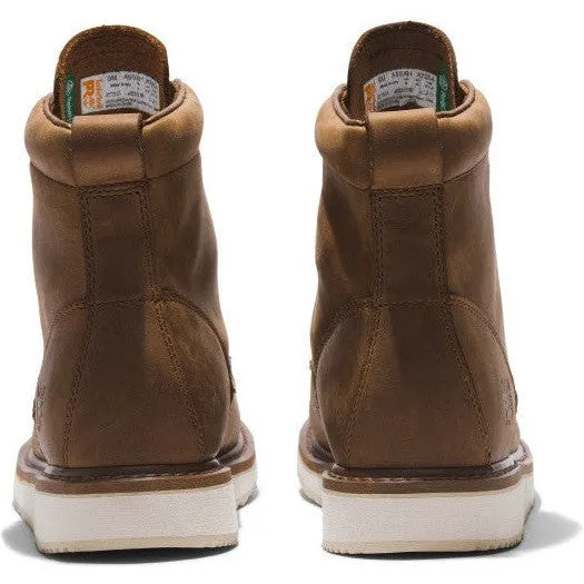 Timberland Pro Men's Wedge 6" Soft Toe Work Boot - Brown - TB1A5SXH214