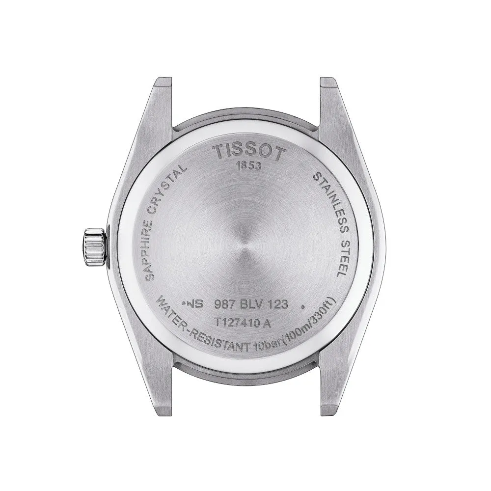 Tissot Gentleman Stainless Steel Blue Dial Watch