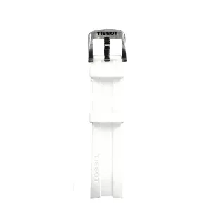 Tissot Strap T603033253 PRC 200 White Silicone Rubber 19mm