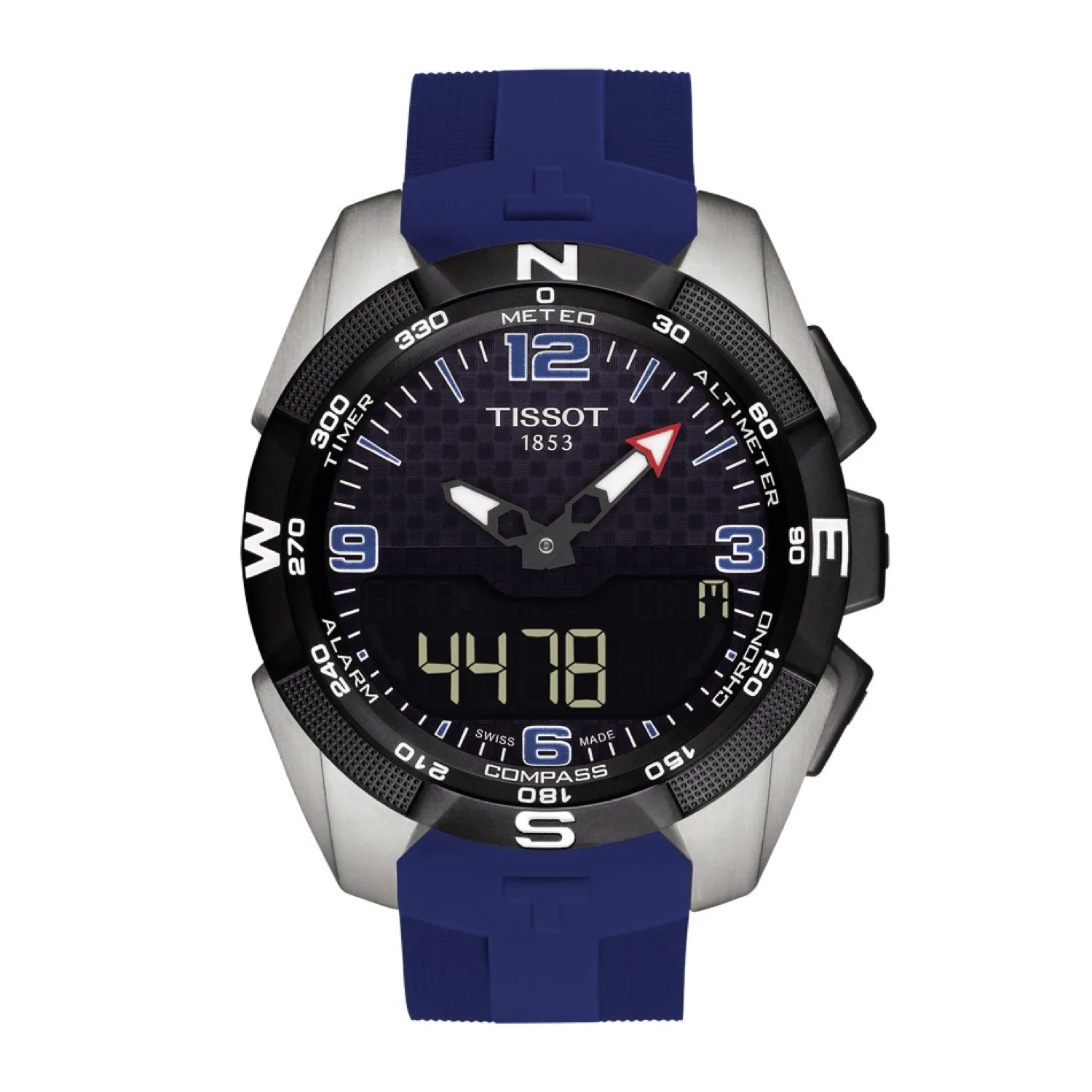 Tissot Strap T603040932 T-Touch Solar Blue Silicone Rubber Strap 22mm